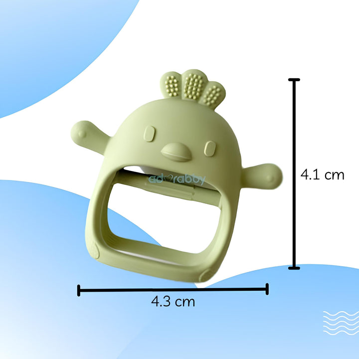 Luva de Dentição de Silicone