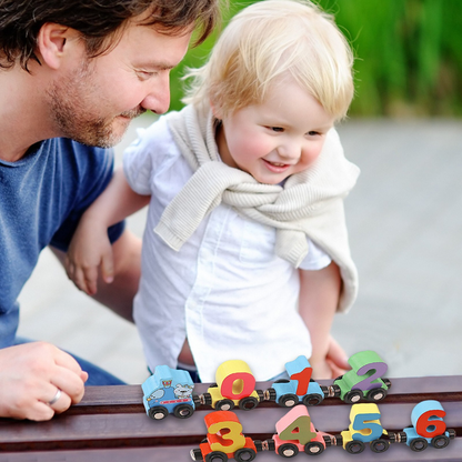 Kit de Trem Magnético com 11 peças