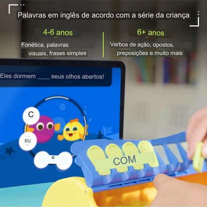 Brain Builders: Brinquedo educativo aprender números e letras