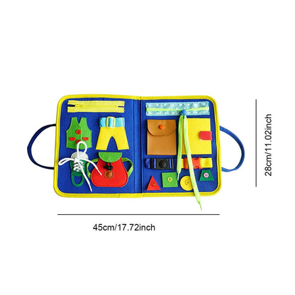 Maleta Toy Montessori aprendizado sensorial