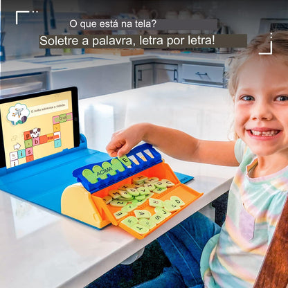 Brain Builders: Brinquedo educativo aprender números e letras