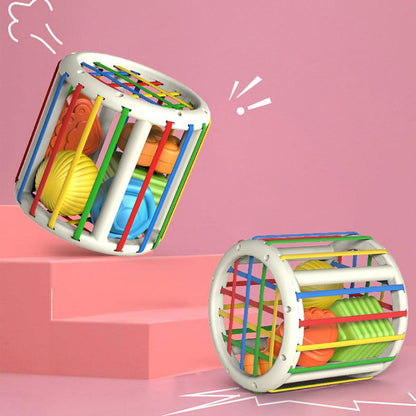 Blocos de Classificação Montessori: Brinquedo Educativo Colorido para Aprendizagem do bebê