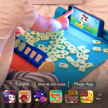 Brain Builders: Brinquedo educativo aprender números e letras