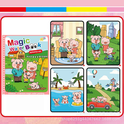 O Livro Mágico de Desenho - Pintura com água