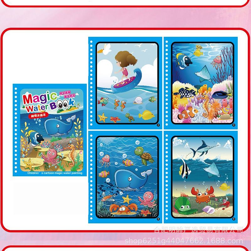 O Livro Mágico de Desenho - Pintura com água