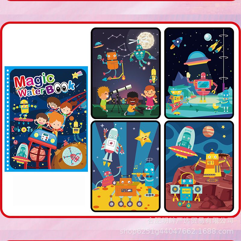 O Livro Mágico de Desenho - Pintura com água