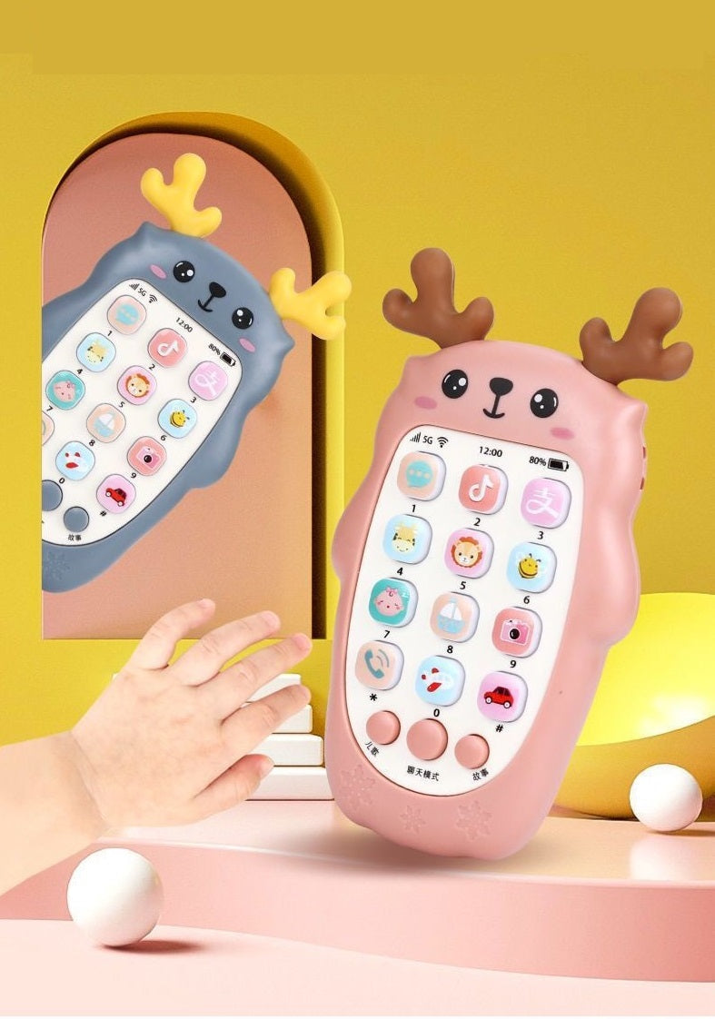 Edufone Baby - Brinquedo Eletrônico Bilíngue com Músicas, Sons e Funções