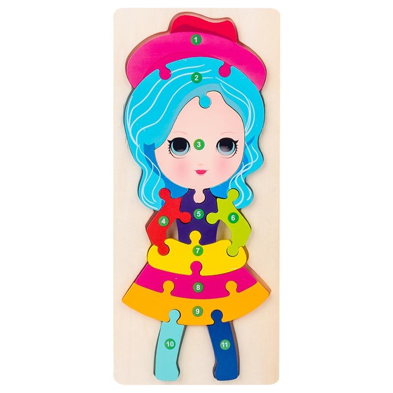 Quebra -cabeça 3D Aprendendo os Números