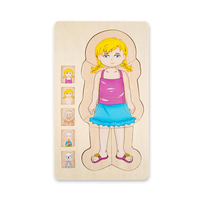 Quebra-Cabeça Montessori do Corpo Humano