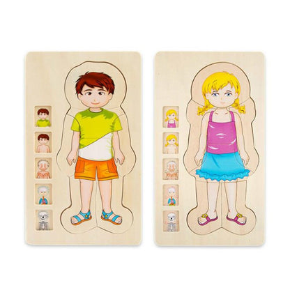 Quebra-Cabeça Montessori do Corpo Humano