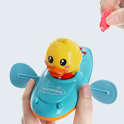 Brinquedo para banho Pato no barquinho