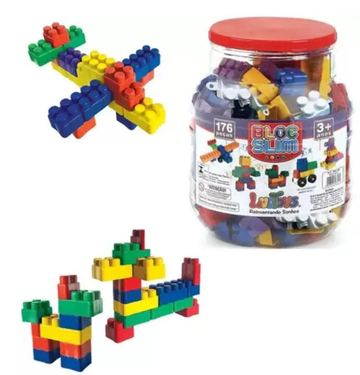 Blocos de Montar Educativo 176 Peças