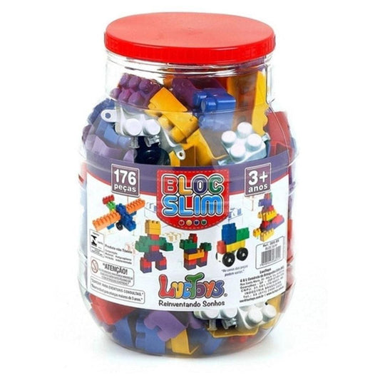 Blocos de Montar Educativo 176 Peças