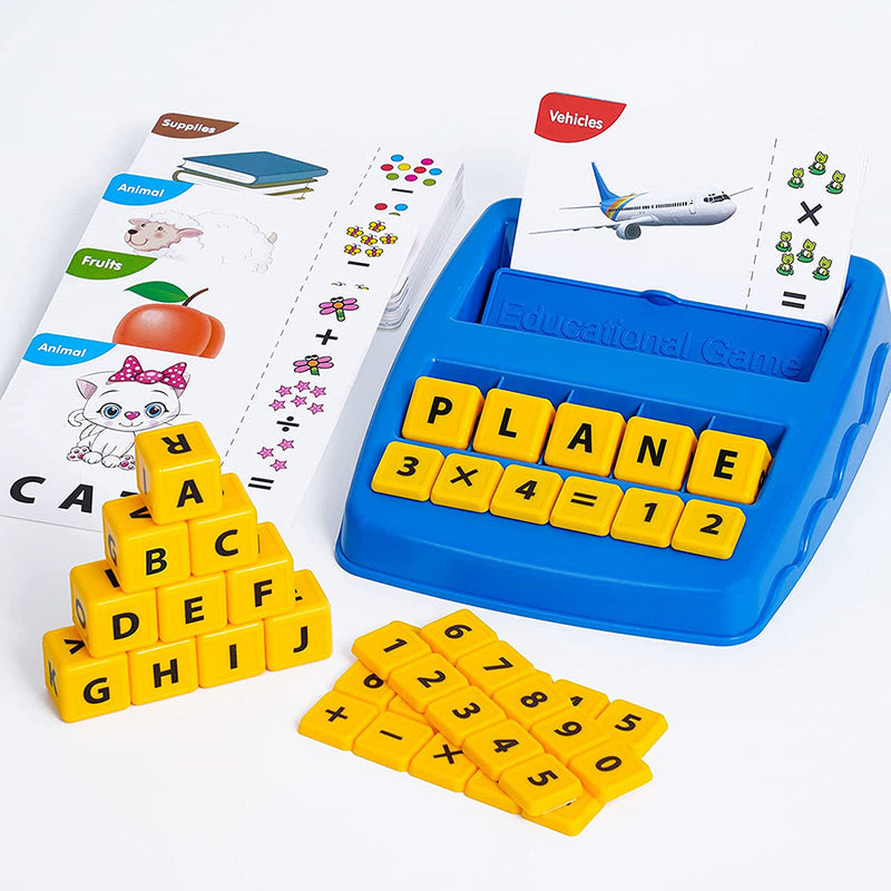 Brain Builders: Brinquedo educativo aprender números e letras