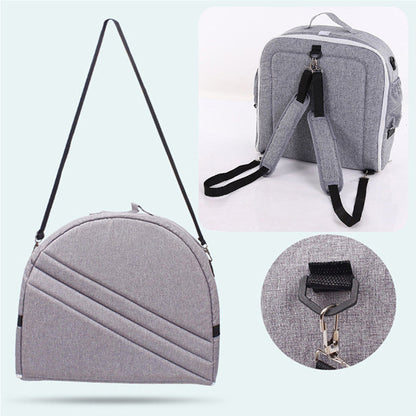 Mochila para Berço Multifuncional com Guarda-sol e Mosquiteiro