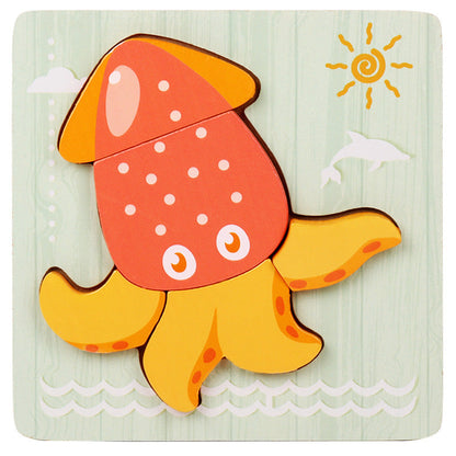 Quebra Cabeça de Madeira Montessoriano