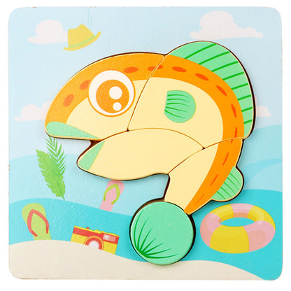 Quebra Cabeça de Madeira Montessoriano