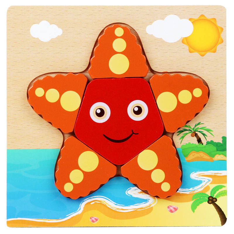 Quebra Cabeça de Madeira Montessoriano