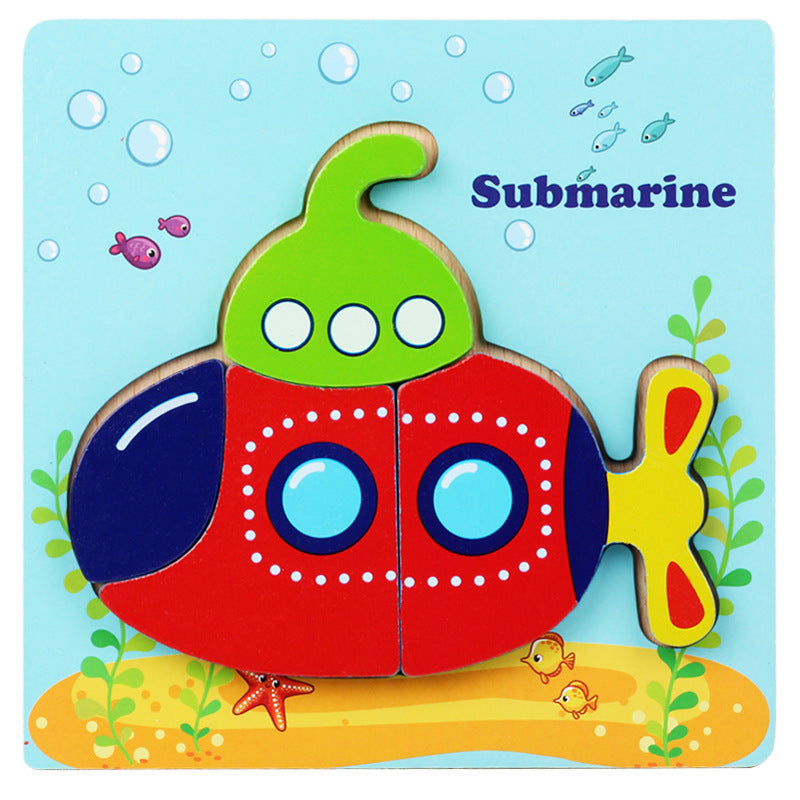 Quebra Cabeça de Madeira Montessoriano