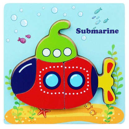 Quebra Cabeça de Madeira Montessoriano