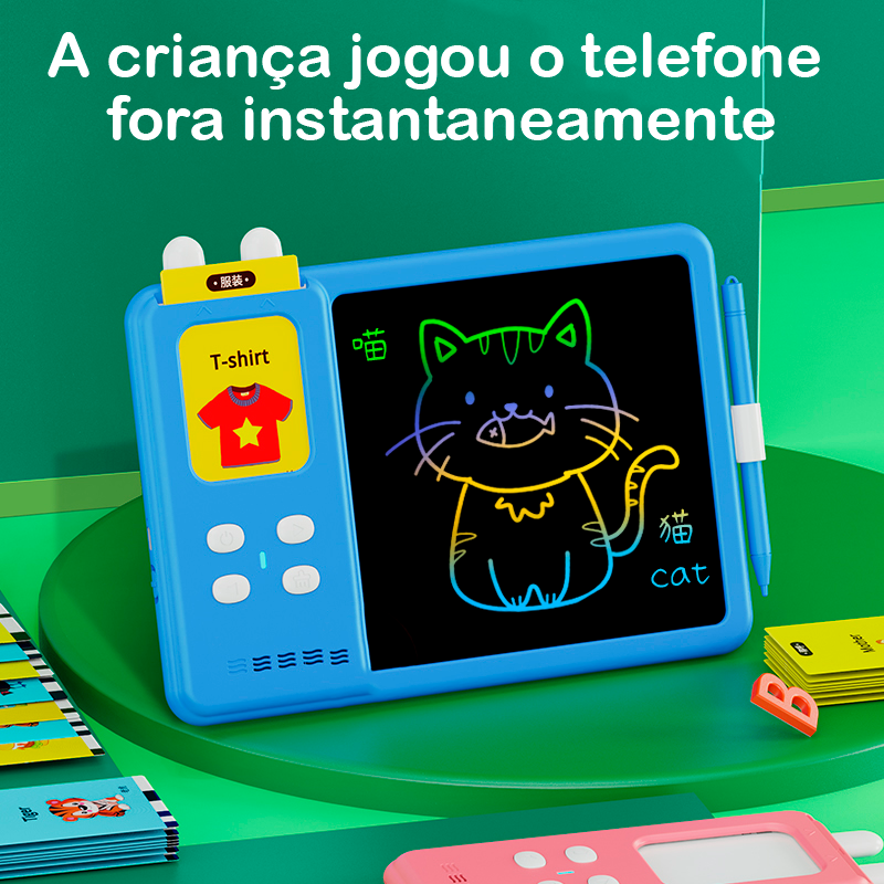 CardKids 2 - Aprenda inglês desenhando e reproduzindo os efeitos dos cards