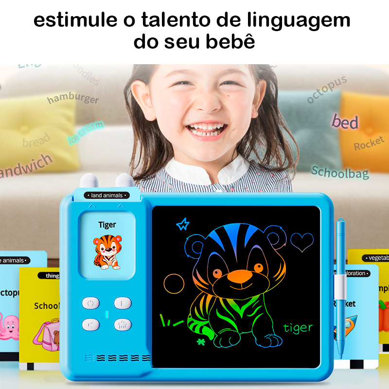 CardKids 2 - Aprenda inglês desenhando e reproduzindo os efeitos dos cards