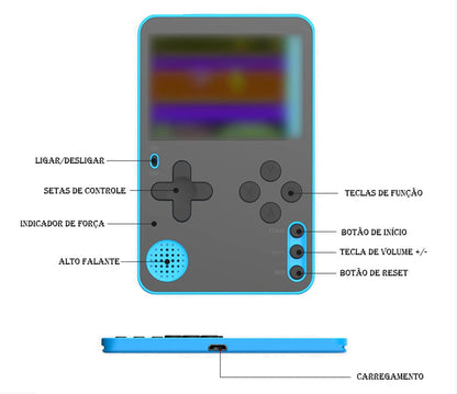 Video Game Portátil 500 Jogos