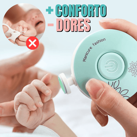 BebêMani - Aparador Elétrico de Unhas para Bebês e Crianças