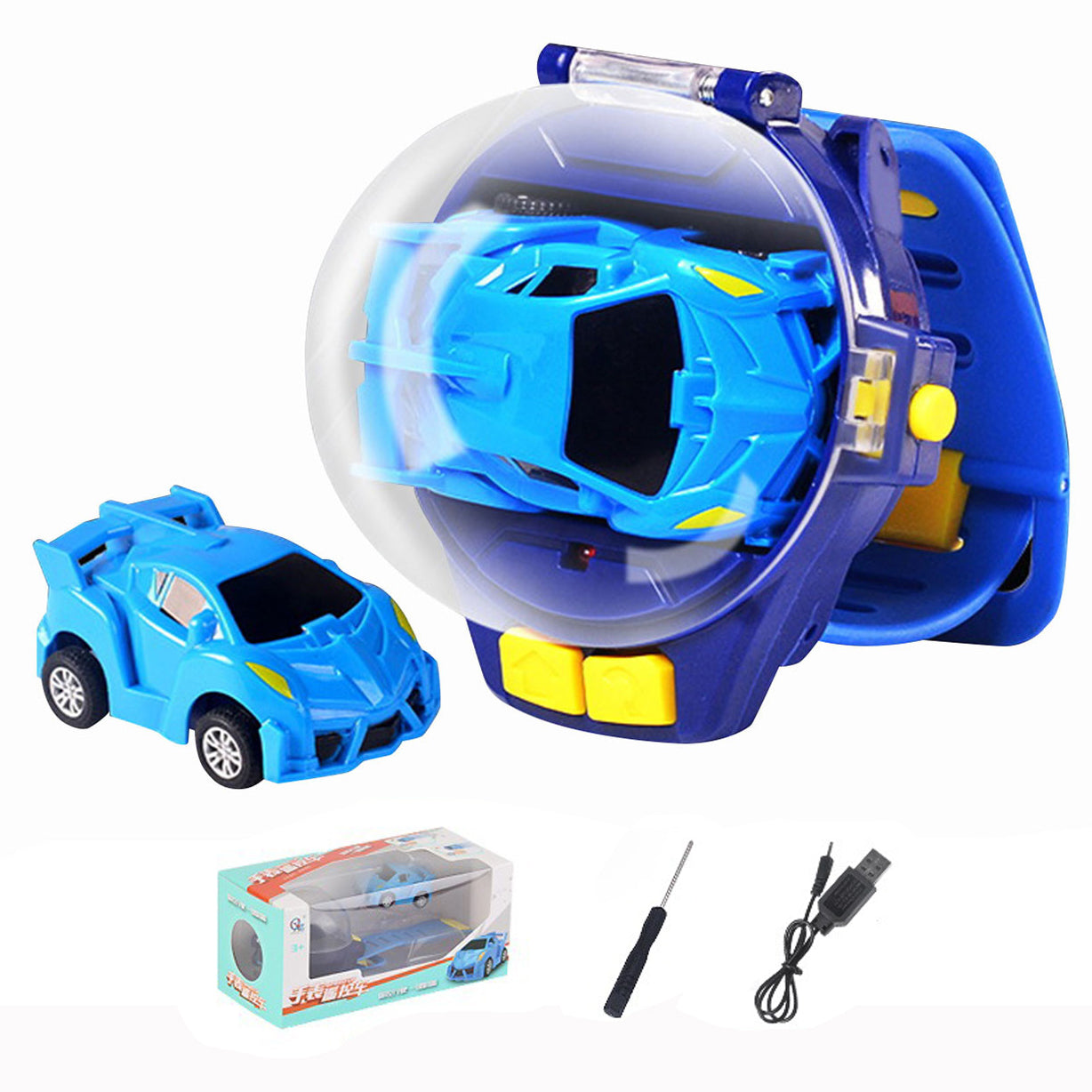 Mini Carro de Controle Remoto no Relógio