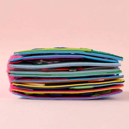 Livro de Pano Educativo com Feltros