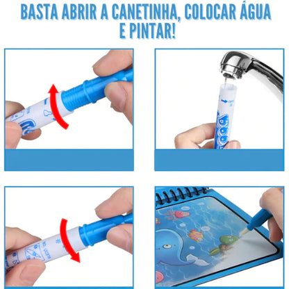 O Livro Mágico de Desenho - Pintura com água